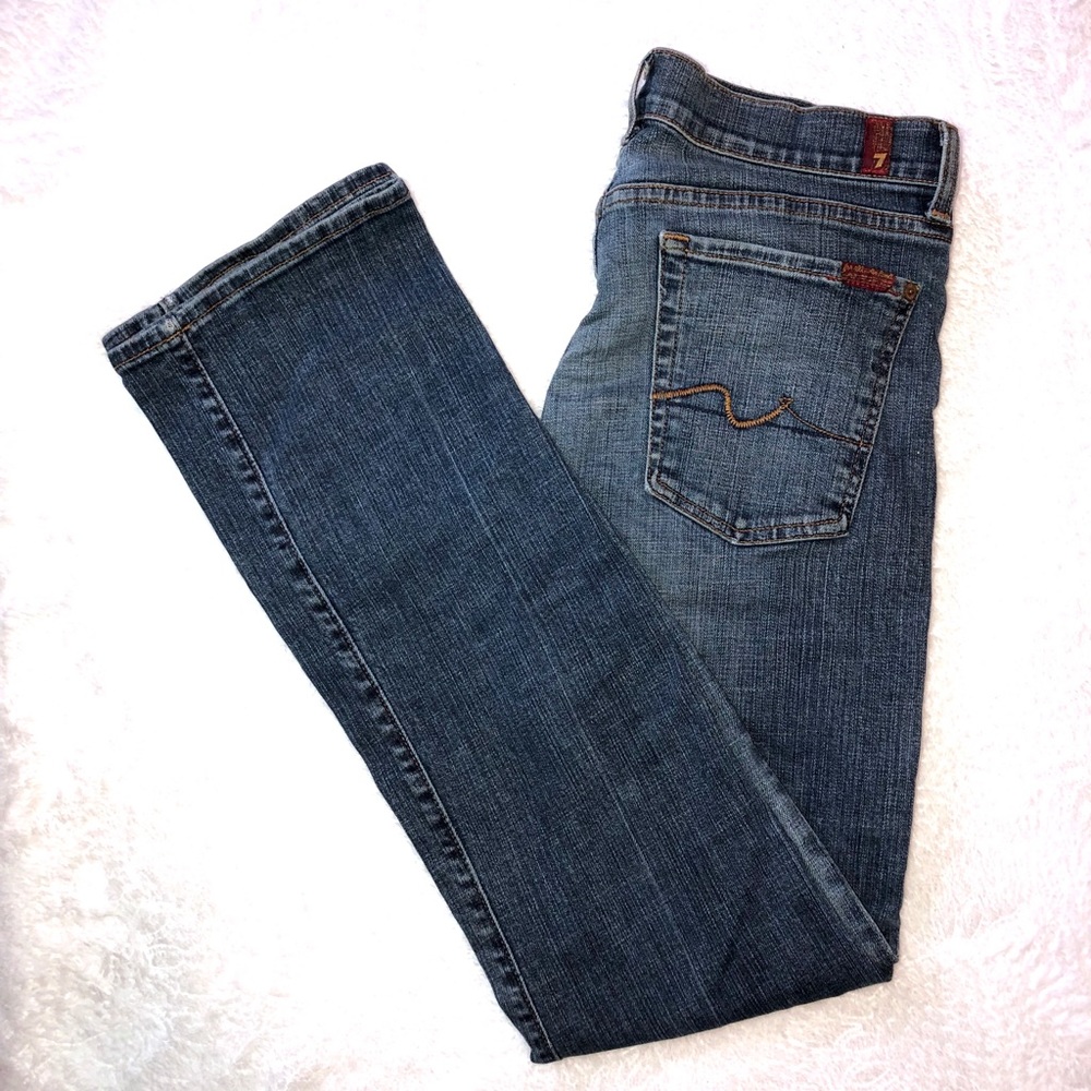 7 for all mankind boot cut jeans, size 31